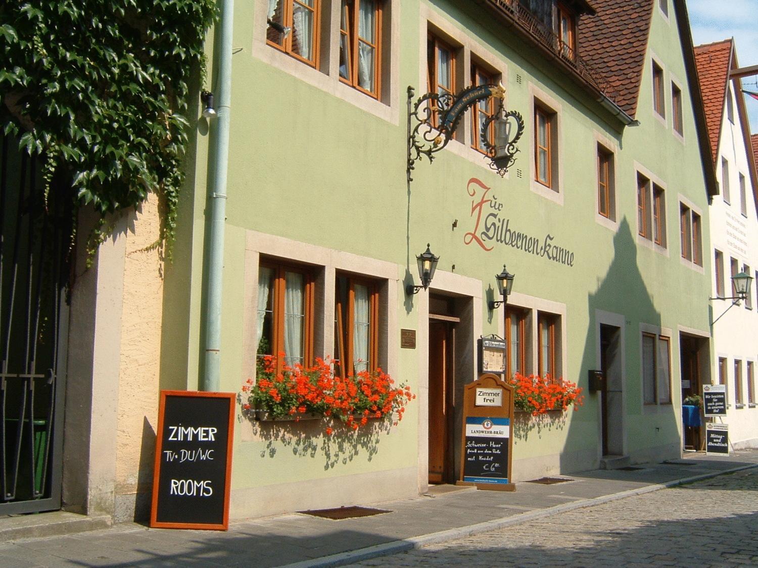 Ferienwohnungen zur Silbernen Kanne Rothenburg ob der Tauber Exterior foto