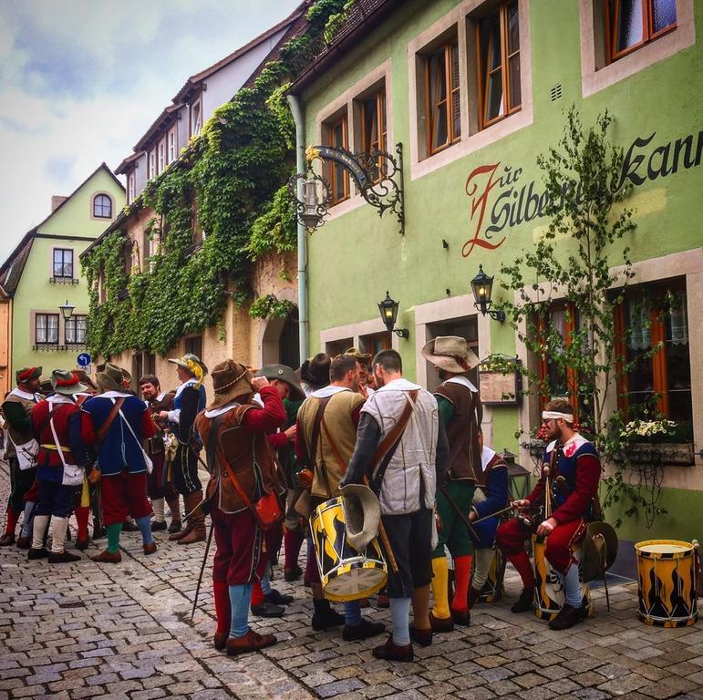 Ferienwohnungen zur Silbernen Kanne Rothenburg ob der Tauber Exterior foto